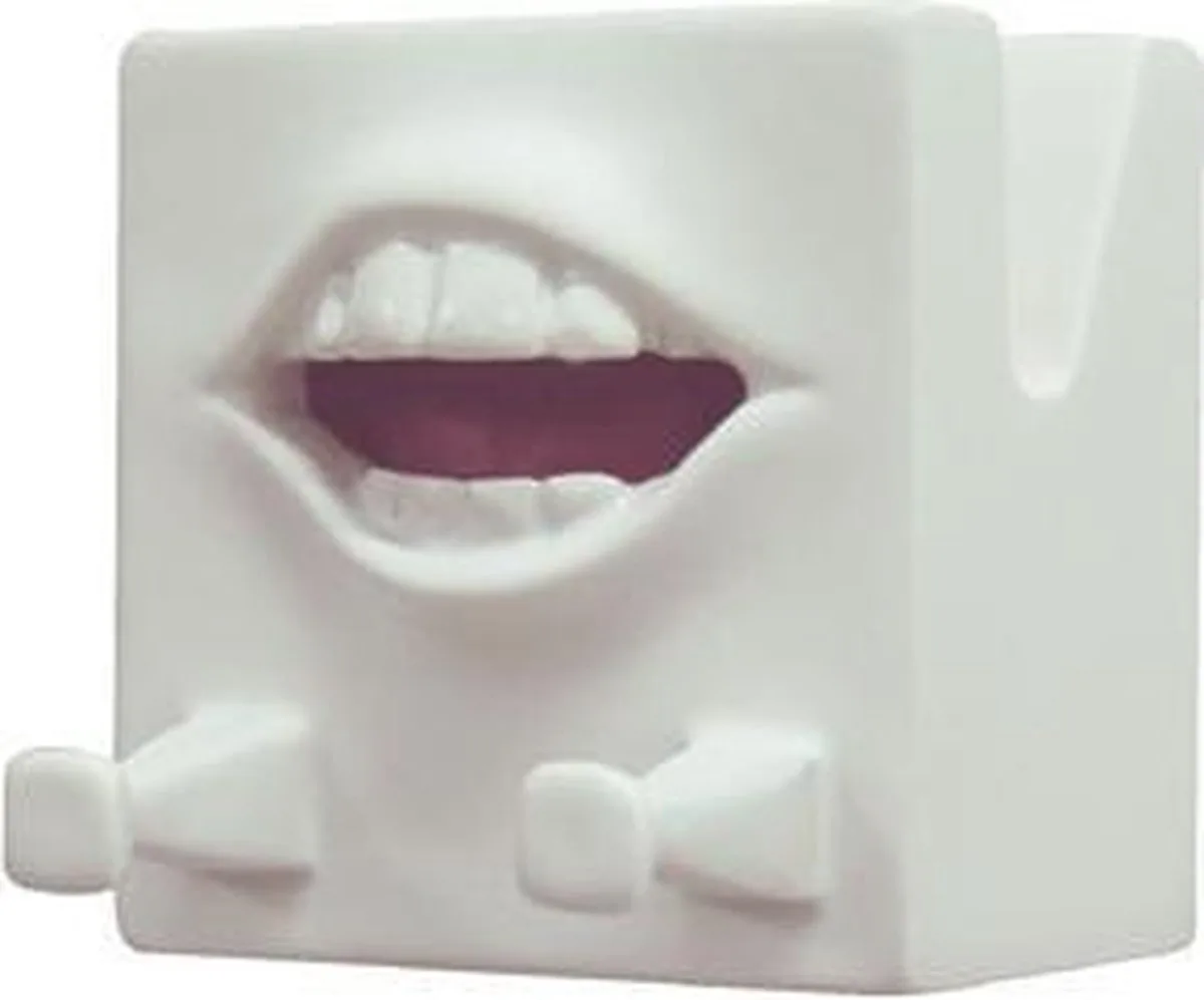 Antartidee Sleutelrekje Mond Wit MadDeco Polyresin 6,5x6,5x6,5 cm - 8720574721072