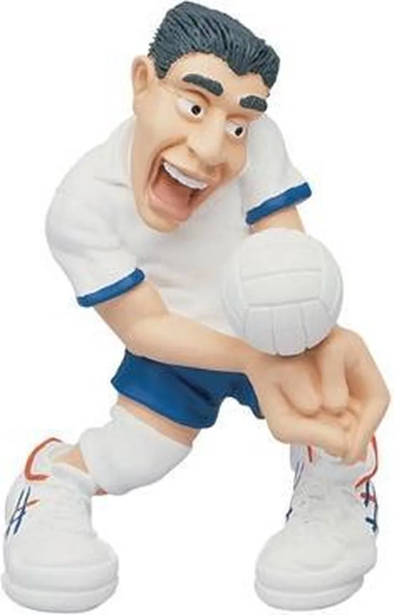 Antartidee Volleyballer Beeldje MadDeco Polyresin Italiaans Design 11x11x17 cm - 8720574720822