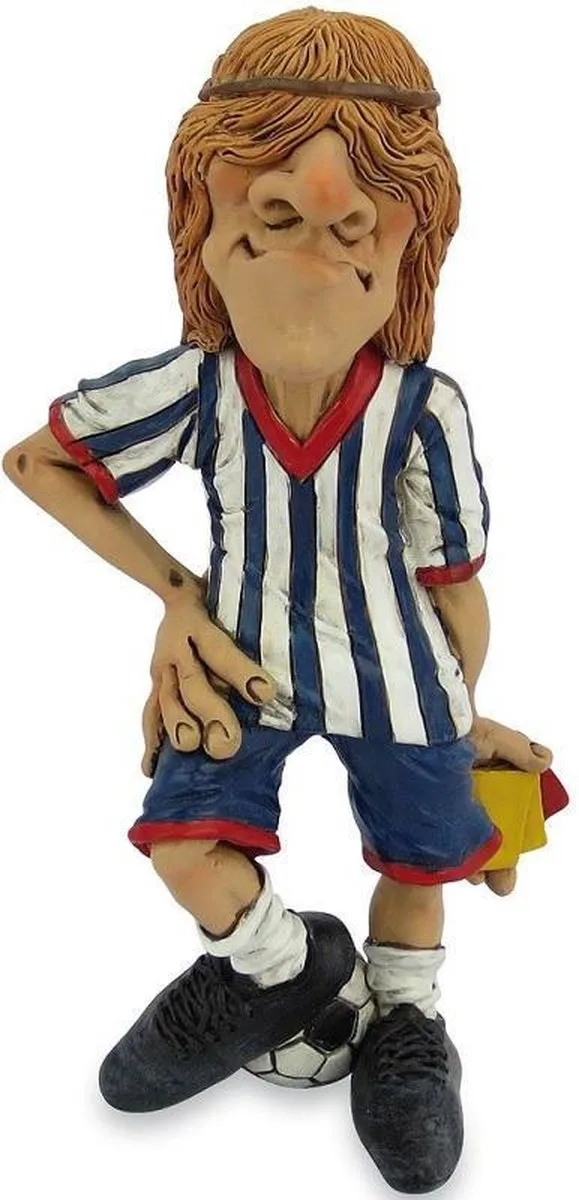 MadDeco beeldje scheidsrechter polyresin sport cadeau Warren Stratford 8x6x17 cm - 8719831572731