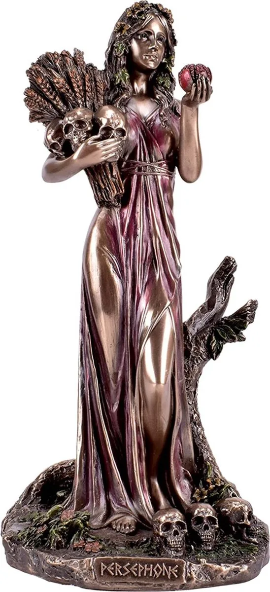 MadDeco Persephone Griekse Godin Onderwereld Beeld Polyresin 13x12x26 cm - 8720812911401