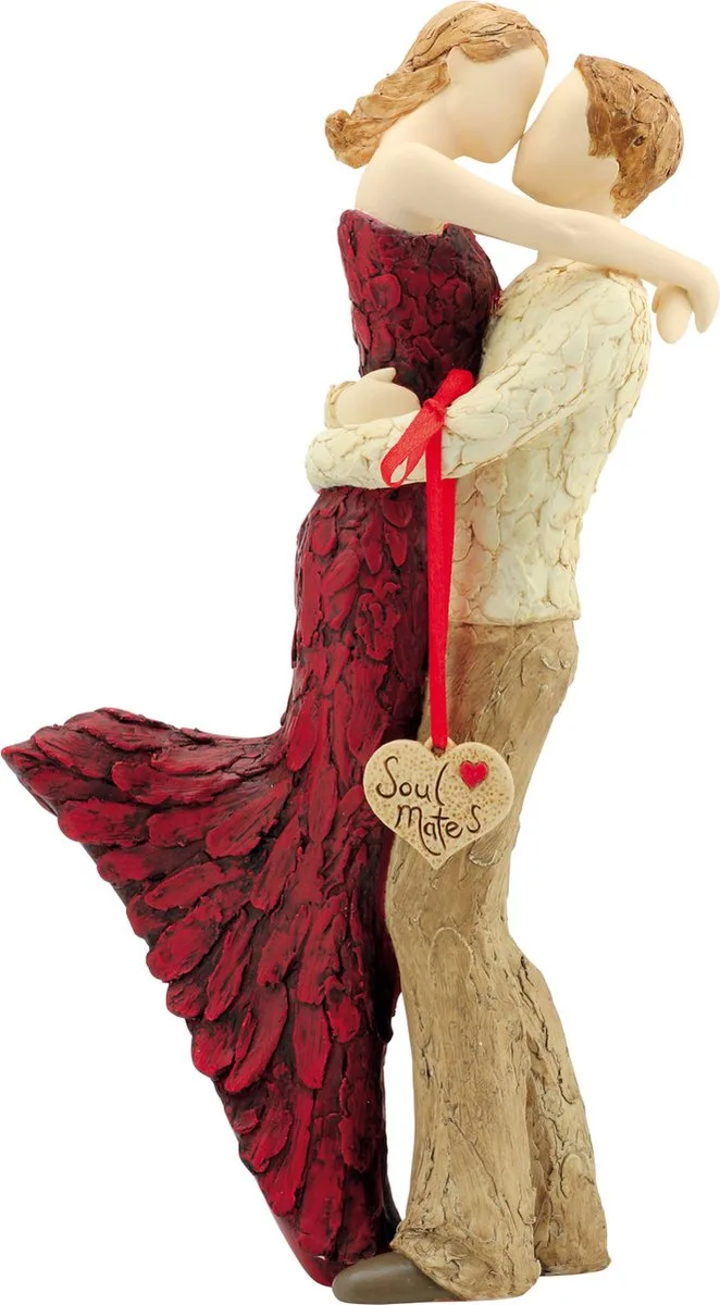 MadDeco Zielsverwanten Soulmates Neil Welch polyresin handbeschilderd 30 cm - 8720574728927