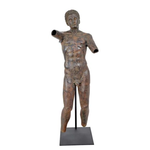 Bronzen standbeeld van de Apoxyomenos van Lysippos