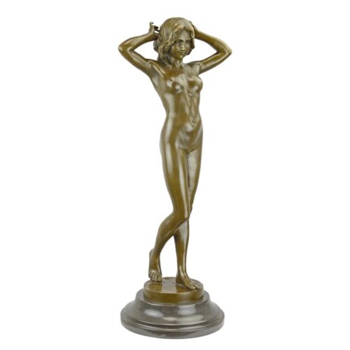 Bronzen sculptuur met elegante vorm en unieke details