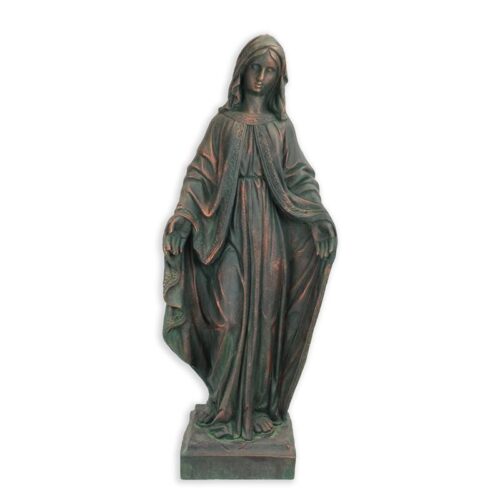 Mgo-sculptuur van de Heilige Maria met Kind Jezus